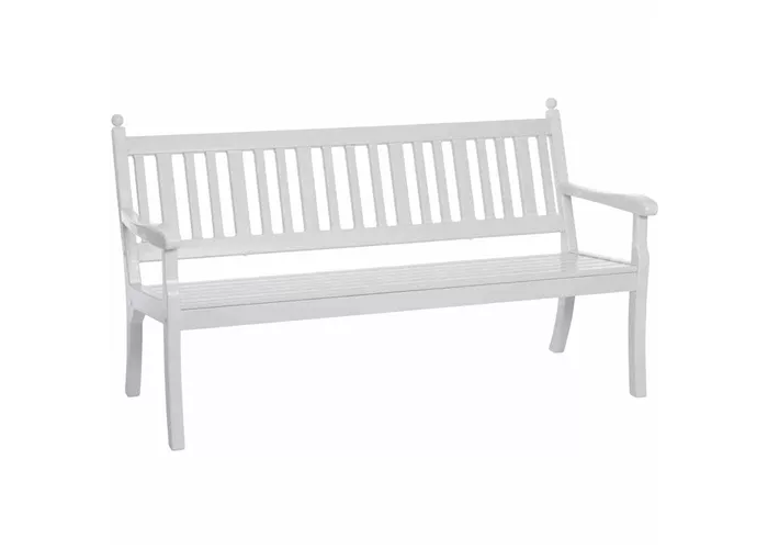 Blome Gartenbank Hohenzollern 3-Sitzer weiß Kunststoff