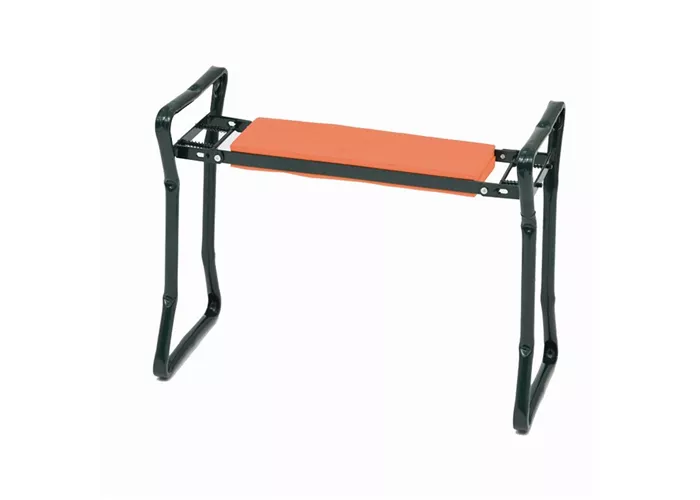 Siena Garden Knie- und Sitzbank 59x27x50 cm orange und grün Stahl Siena Garden Knie- und Sitzbank 59x27x50 cm orange und grün Stahl