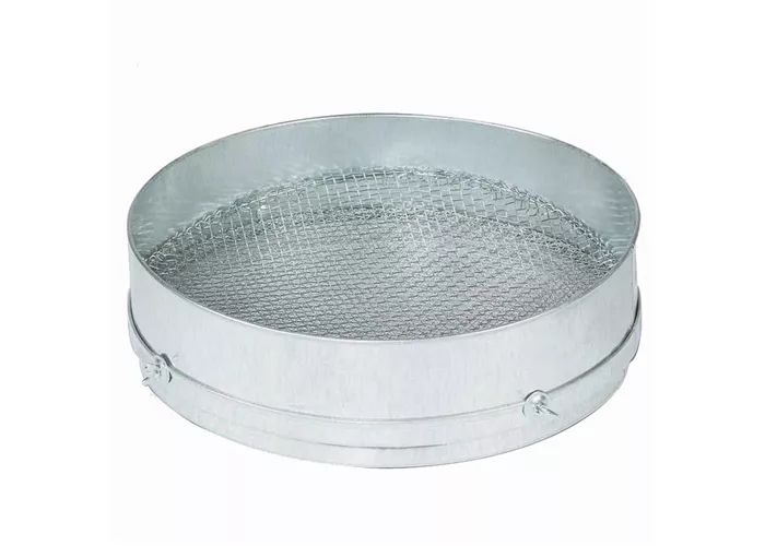 Romulus Metallsieb Ø 42,5cm 2 Einsätze 4+8mm  Romulus Metallsieb Ø 42,5cm 2 Einsätze 4+8mm