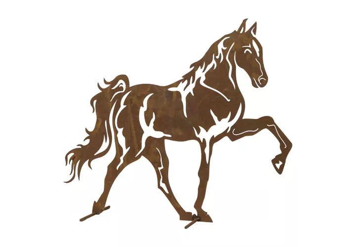 H.G-Deko Mustang 60x70cm Naturrost  H.G-Deko Mustang 60x70cm Naturrost