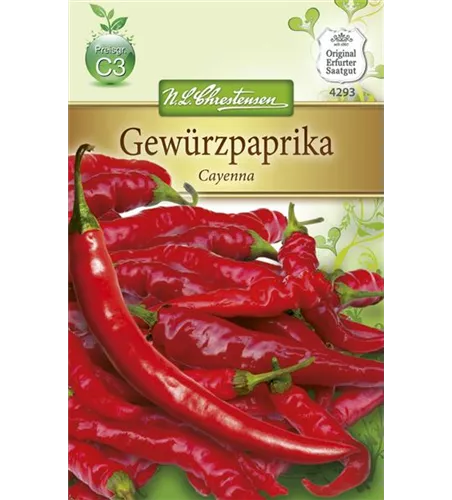 Paprikasamen 'Gewürzpfeffer Cayenna'