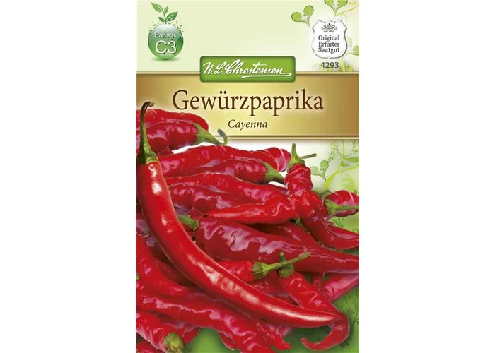Paprikasamen 'Gewürzpfeffer Cayenna'