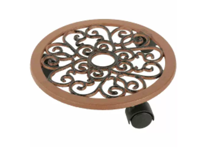 Siena Garden Pflanzenroller Guss 30 cm Gusseisen in braun  Siena Garden Pflanzenroller Guss 30 cm Gusseisen in braun