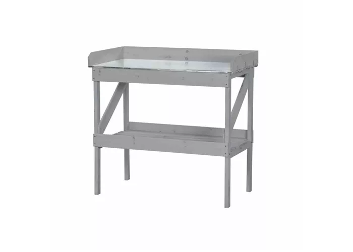 Siena Garden Pflanztisch 100x50x95cm grau, Fichte FSC 100% 