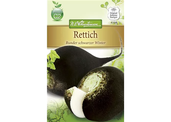 Rettichsamen 'Runder Schwarzer Winter'