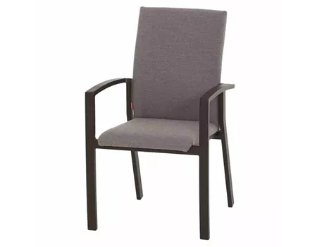 Siena Garden Stapelsessel Sonis, 60x56x94 cm matt anthrazit