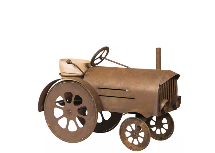 H.G-Deko Traktor, inklusive Blumentopf 60x42x30cm H.G-Deko Traktor, inklusive Blumentopf 60x42x30cm