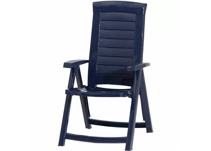 Gartensessel Aruba klappbar 61 x 72 x 110 cm blau Kunststoff  Gartensessel Aruba klappbar 61 x 72 x 110 cm blau Kunststoff