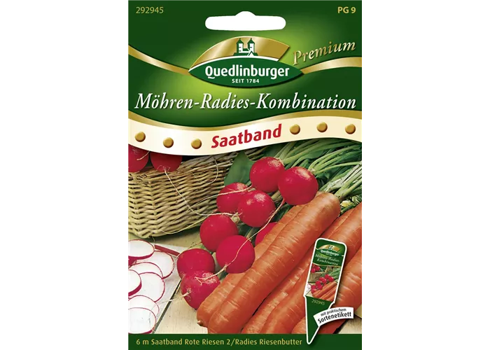 Möhren-Radies-Kombination-Samen