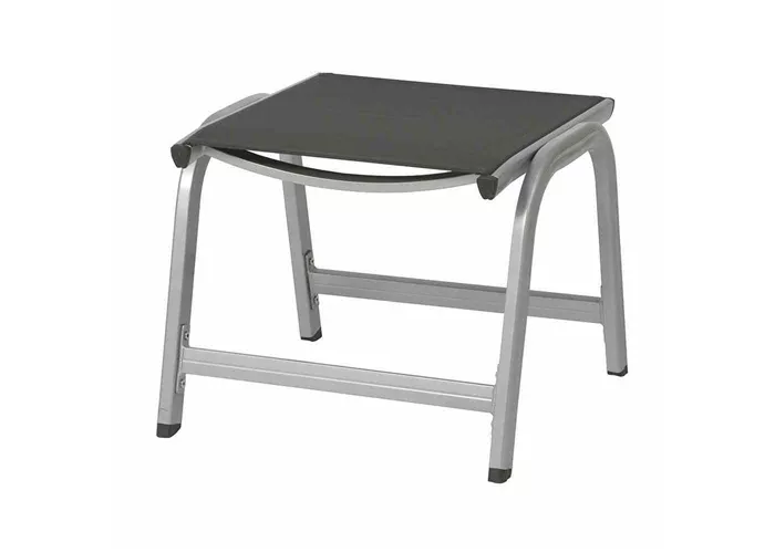 Kettler Hocker Basic Plus Silber/Anthrazit Kettler Hocker Basic Plus Silber/Anthrazit