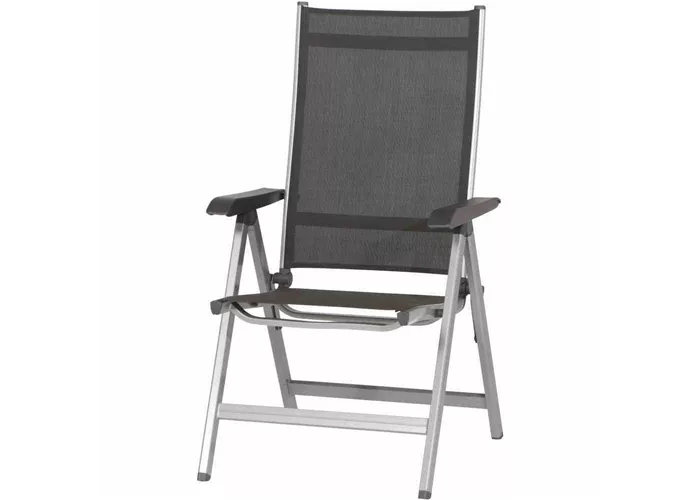 Kettler Klappstuhl Basic Plus Silber-Anthrazit Kettler Klappstuhl Basic Plus Silber-Anthrazit