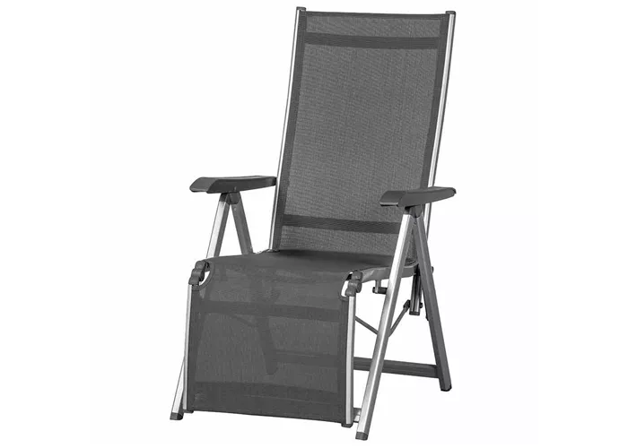 Kettler Relaxsessel Basic Plus Silber-Anthrazit Kettler Relaxsessel Basic Plus Silber-Anthrazit