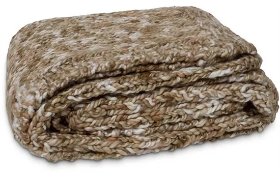 fleur ami Acrylic Knitted Throw (with filler) 130x170cm fleur ami Acrylic Knitted Throw (with filler) 130x170cm