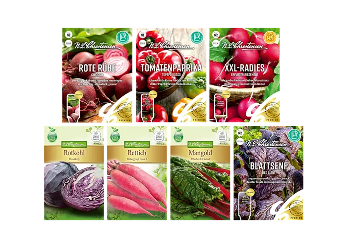 Saatgut Set 'Rote Sorten' 