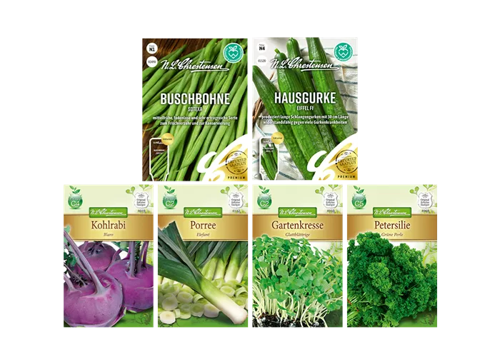 Saatgut Set 'Grüne Sorten'