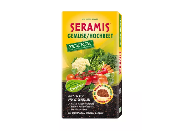 Seramis Gemüse / Hochbeet Bioerde ohne Torf 40 l