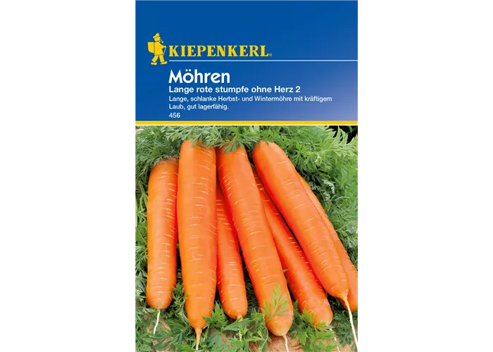 Möhre 'Lange, Rote, Stumpfe ohne Herz 2'