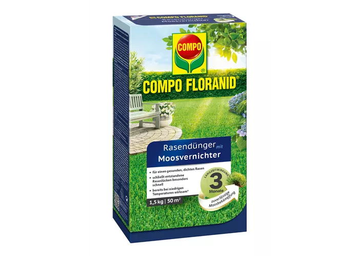 Compo FLORANID Rasendünger mit Moosvernichter  Compo FLORANID Rasendünger mit Moosvernichter