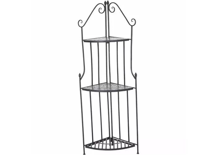 Siena Garden Como Eckregal 63x29x142cm Stahl/Keramik  Siena Garden Como Eckregal 63x29x142cm Stahl/Keramik