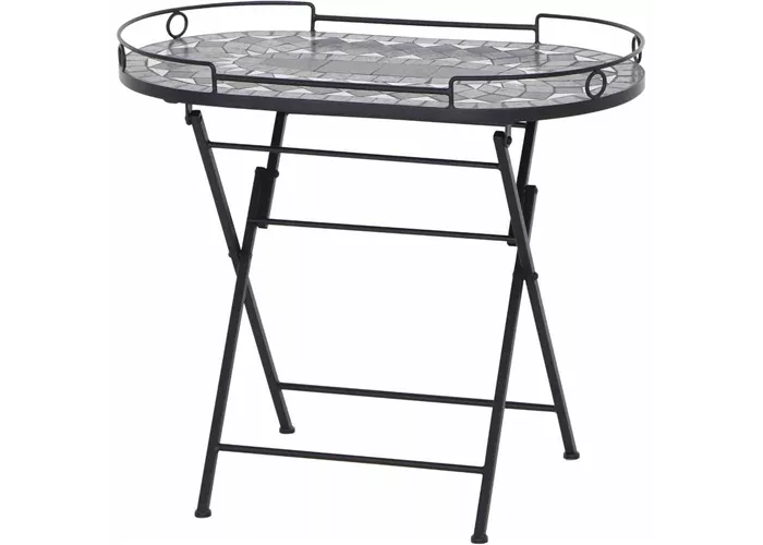 Siena Garden Como Serviertisch 41x67x60cm Stahl/Keramik Siena Garden Como Serviertisch 41x67x60cm Stahl/Keramik