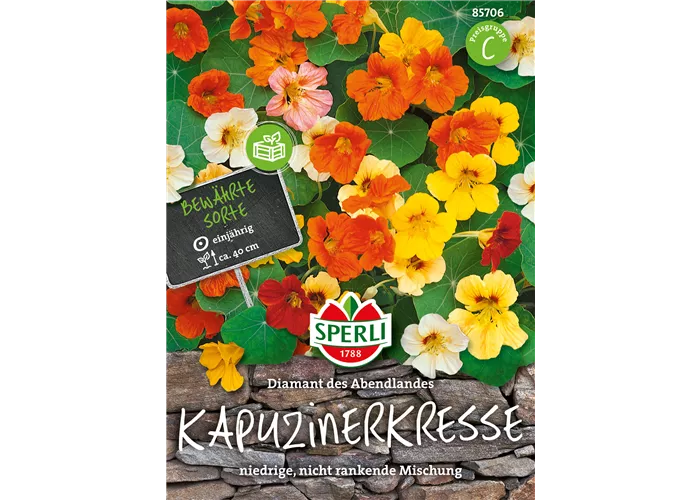 Kapuzinerkresse 'Diamant des Abendlandes'