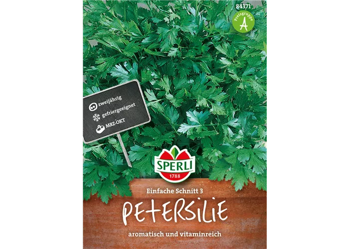 Glattblättrige Petersilie 'Einfache Schnitt 3'