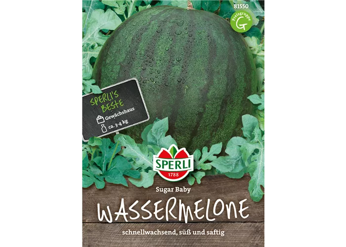 Kompakte Wassermelone 'Sugar Baby'