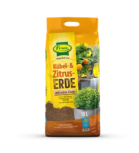 frux Kübel- & Zitruserde -mit extra Eisen-