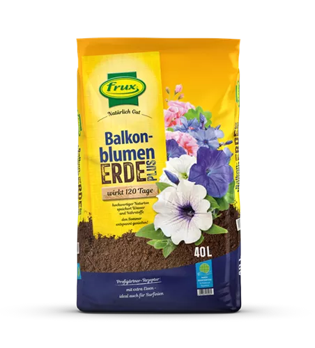 frux Balkonblumenerde Plus – mit Depotdünger frux Balkonblumenerde Plus – mit Depotdünger