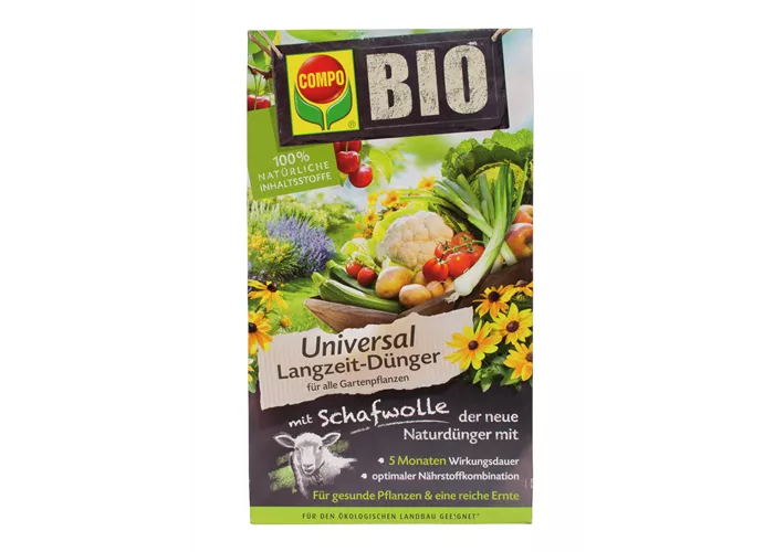 Compo BIO Universal Langzeit-Dünger mit Schafwolle  Compo BIO Universal Langzeit-Dünger mit Schafwolle