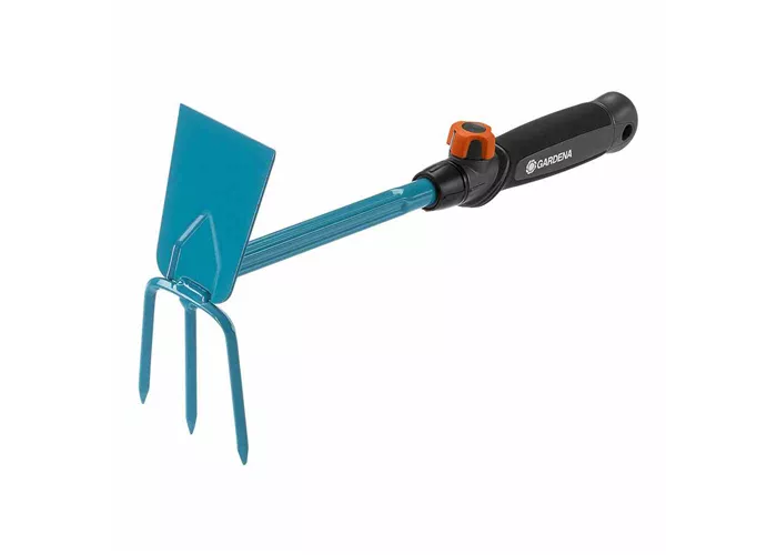 Gardena combisystem-Kleinhäckchen gerades Blatt 3 Zinken Gardena combisystem-Kleinhäckchen gerades Blatt 3 Zinken