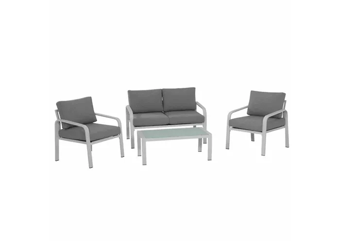 Siena Garden Dalia Sofagruppe 4-teilig Aluminium/Ranotex®-Gewebe  Siena Garden Dalia Sofagruppe 4-teilig Aluminium/Ranotex®-Gewebe