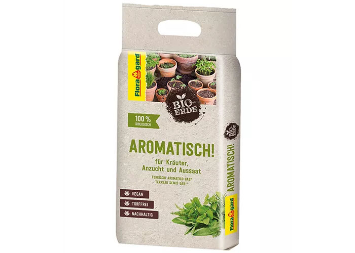 Floragard Bio-Erde Aromatisch mit Tragegriff Floragard Bio-Erde Aromatisch mit Tragegriff