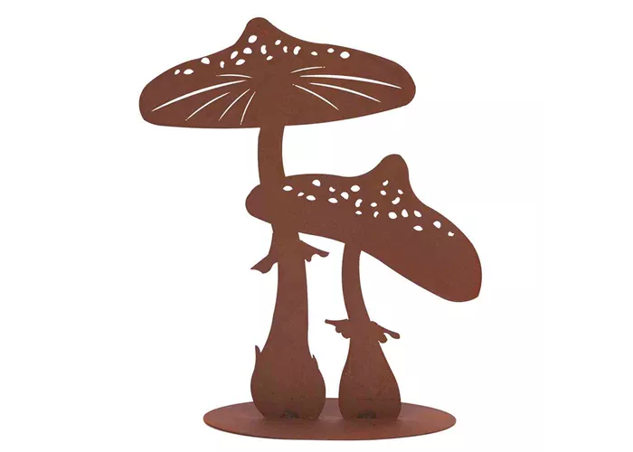 H.G-Deko Fliegenpilz 2 groß, auf Bodenplatte 47cm  H.G-Deko Fliegenpilz 2 groß, auf Bodenplatte 47cm