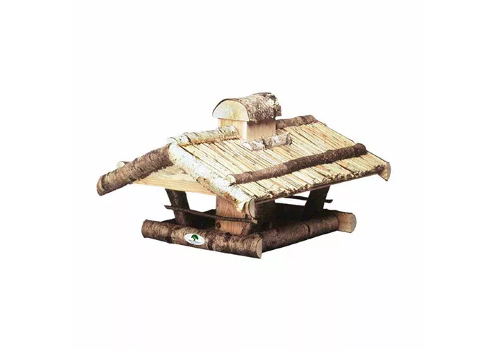 Futterhaus "Brandenburg" 58x53x32cm Birken-/Buchenholz Futterhaus "Brandenburg" 58x53x32cm Birken-/Buchenholz